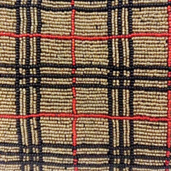 NWT Lady Fashion Checked Clutch Bag Inside Pocket - Picture 3 of 4